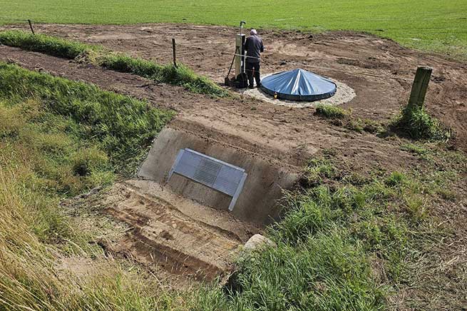 Huiskamp Subirrigatiesysteem verzamelpunt